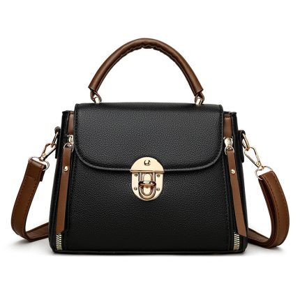 High Quality Kangaroo 2 Handbag-(Black colour)